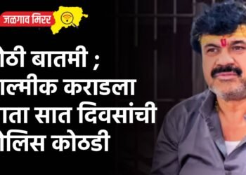 मोठी बातमी ; वाल्मीक कराडला आता सात दिवसांची पोलिस कोठडी