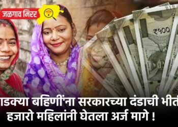 ‘लाडक्या बहिणीं’ना सरकारच्या दंडाची भीती : हजारो महिलांनी घेतला अर्ज मागे !