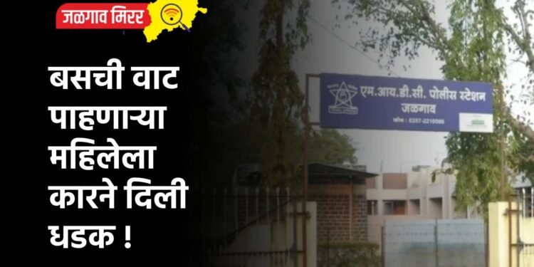 बसची वाट पाहणाऱ्या महिलेला कारने दिली धडक !