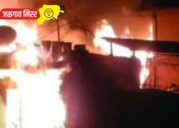 दोन्ही सख्ख्या भावांच्या घराला भीषण आग : संसार आला उघड्यावर !