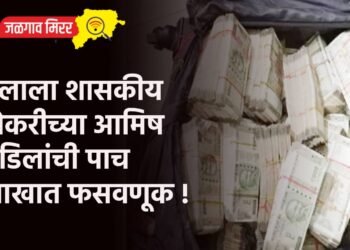 मुलाला शासकीय नोकरीच्या आमिष वडिलांची पाच लाखात फसवणूक !