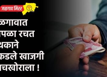 जळगावात सापळा रचत पथकाने पकडले खाजगी लाचखोराला !