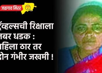 ट्रॅव्हल्सची रिक्षाला जबर धडक : महिला ठार तर दोन गंभीर जखमी !