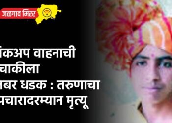 पिकअप वाहनाची दुचाकीला जबर धडक : तरुणाचा उपचारादरम्यान मृत्यू