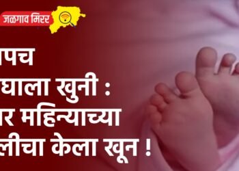 बापच निघाला खुनी : चार महिन्याच्या मुलीचा केला खून !