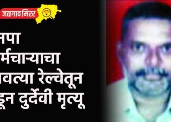 मनपा कर्मचाऱ्याचा धावत्या रेल्वेतून पडून दुर्देवी मृत्यू