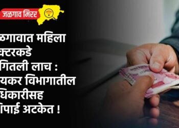 जळगावात महिला डॉक्टरकडे मागितली लाच : आयकर विभागातील अधिकारीसह शिपाई अटकेत !