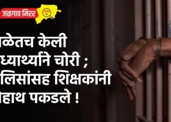 शाळेतच केली विध्यार्थ्याने चोरी ; पोलिसांसह शिक्षकांनी रंगेहाथ पकडले !