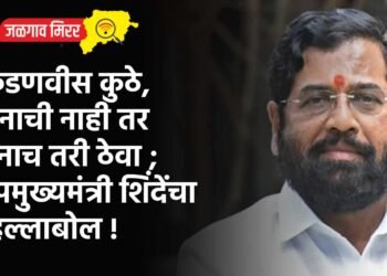 फडणवीस कुठे, जनाची नाही तर मनाच तरी ठेवा ; उपमुख्यमंत्री शिंदेंचा हल्लाबोल !