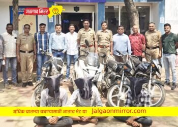 कुविख्यात चोरट्यांकडून चोरीच्या चार दुचाकी जप्त : एमआयडीसी पोलिसांची कारवाई !