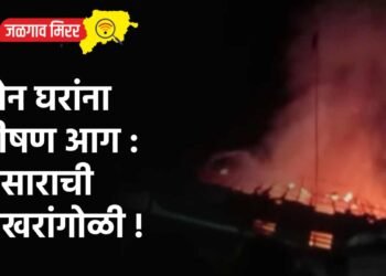 दोन घरांना भीषण आग : संसाराची राखरांगोळी !