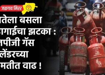जनतेला बसला महागाईचा झटका : एलपीजी गॅस सिलेंडरच्या किमतीत वाढ !