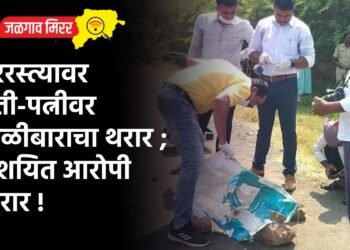 भररस्त्यावर पती-पत्नीवर गोळीबाराचा थरार ; संशयित आरोपी फरार !