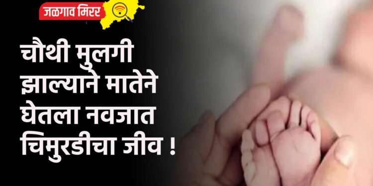चौथी मुलगी झाल्याने मातेने घेतला नवजात चिमुरडीचा जीव !