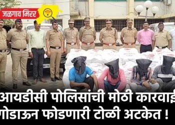 एमआयडीसी  पोलिसांची मोठी कारवाई : गोडाऊन फोडणारी टोळी अटकेत !