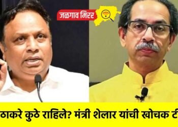 उद्धव ठाकरे कुठे राहिले? मंत्री शेलार यांची खोचक टीका !