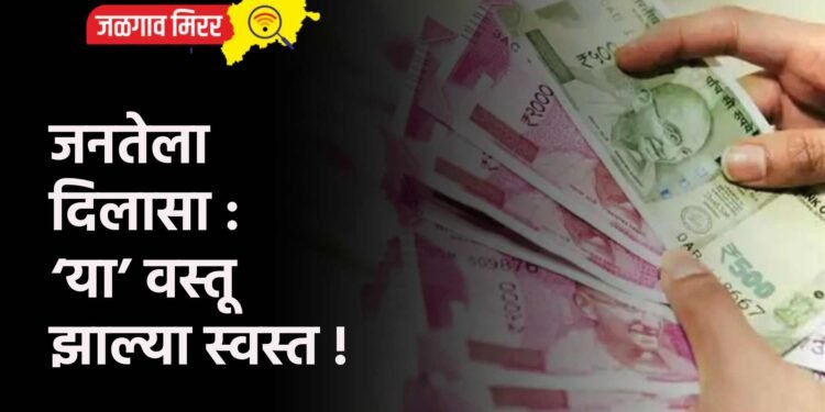 जनतेला दिलासा : ‘या’ वस्तू झाल्या स्वस्त !