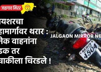 आयशरचा महामार्गावर थरार : अनेक वाहनांना धडक तर दुचाकीला चिरडले !