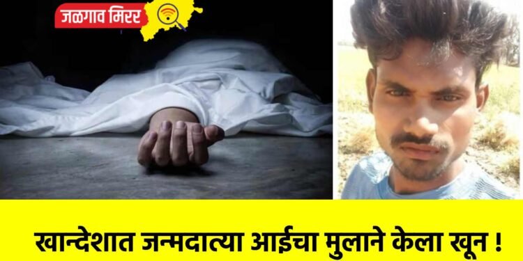 खान्देशात जन्मदात्या आईचा मुलाने केला खून !