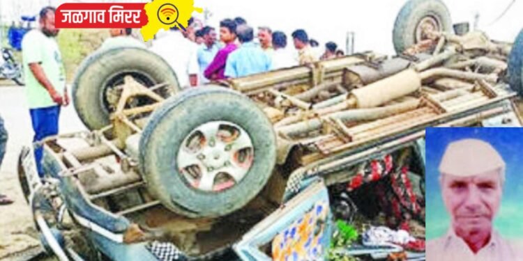 भरधाव कंटेनरची वऱ्हाडाच्या वाहनाला धडक : १ ठार तर ९ गंभीर !