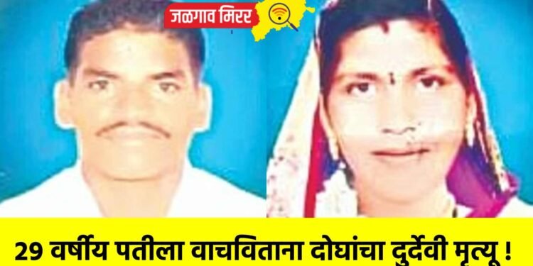 २९ वर्षीय पतीला वाचविताना दोघांचा दुर्देवी मृत्यू !