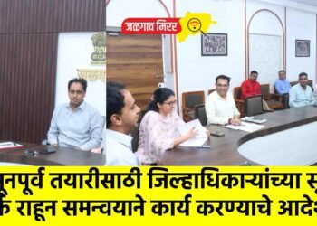 मान्सूनपूर्व तयारीसाठी जिल्हाधिकाऱ्यांच्या सूचना :  सतर्क राहून समन्वयाने कार्य करण्याचे आदेश !