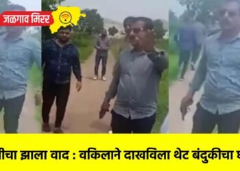 जमिनीचा झाला वाद : वकिलाने दाखविला थेट बंदुकीचा धाक !