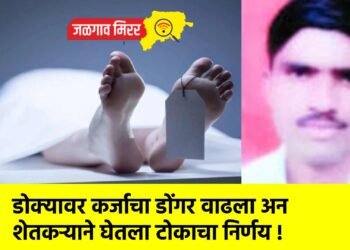 डोक्यावर कर्जाचा डोंगर वाढला अन शेतकऱ्याने घेतला टोकाचा निर्णय !