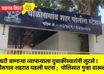 घरी जाणाऱ्या व्यापाऱ्याला दुचाकीस्वारांनी लुटले !