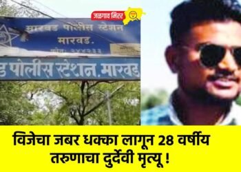 विजेचा जबर धक्का लागून २८ वर्षीय तरुणाचा दुर्देवी मृत्यू !