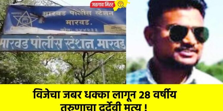 विजेचा जबर धक्का लागून २८ वर्षीय तरुणाचा दुर्देवी मृत्यू !