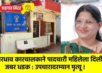 भरधाव कारचालकाने पादचारी महिलेला दिली जबर धडक : उपचारादरम्यान मृत्यू !