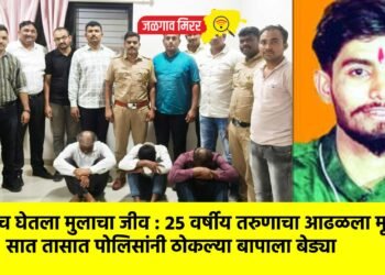 बापानेच घेतला मुलाचा जीव : २५ वर्षीय तरुणाचा आढळला मृतदेह !