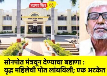 सोनपोत मंत्रवून देण्याचा बहाणा : वृद्ध महिलेची पोत लांबविली; एक अटकेत !