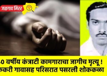 ४० वर्षीय कंत्राटी कामगाराचा जागीच मृत्यू !