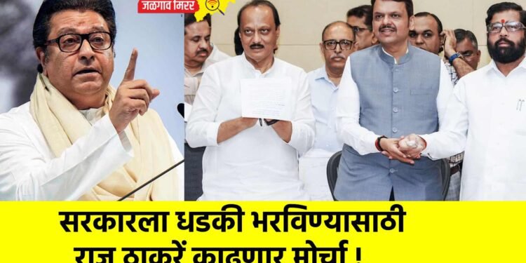 सरकारला धडकी भरविण्यासाठी राज ठाकरें काढणार मोर्चा !