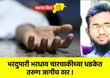 भरदुपारी भरधाव चारचाकीच्या धडकेत तरुण जागीच ठार !