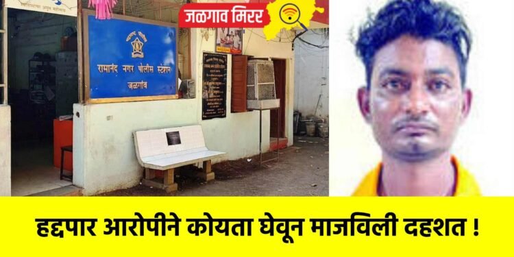 हद्दपार आरोपीने कोयता घेवून माजविली दहशत !