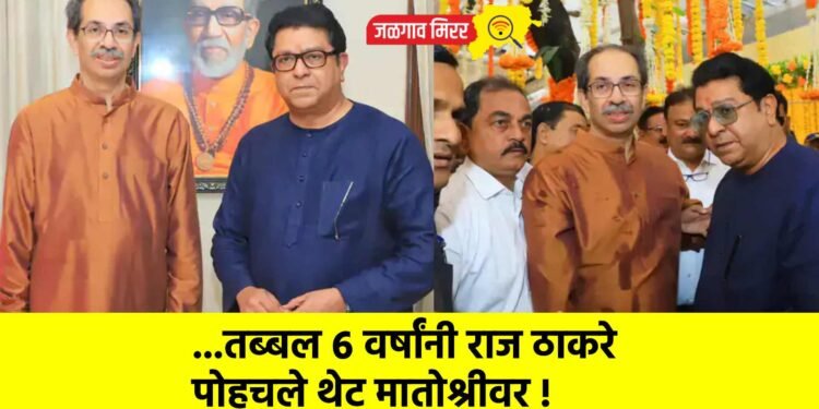 …तब्बल ६ वर्षांनी राज ठाकरे पोहचले थेट मातोश्रीवर !
