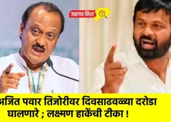 अजित पवार तिजोरीवर दिवसाढवळ्या दरोडा घालणारे ; लक्ष्मण हाकेंची टीका !