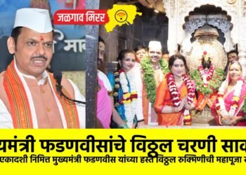 मुख्यमंत्री फडणवीसांचे विठ्ठल चरणी साकडे !