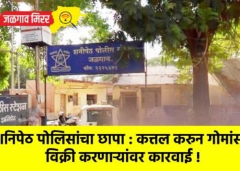 शनिपेठ पोलिसांचा छापा : कत्तल करुन गोमांसाची विक्री करणाऱ्यांवर कारवाई !