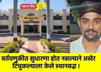 वर्तवणुकीत सुधारणा होत नसल्याने अखेर टिचुकल्याला केले स्थानबद्ध !