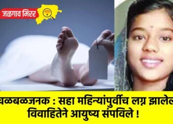 खळबळजनक : सहा महिन्यांपुर्वीच लग्न झालेल्या विवाहितेने आयुष्य संपविले !