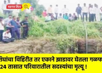 तिघांचा विहिरीत तर एकाने झाडावर घेतला गळफास : २४ तासात परिवारातील सदस्यांचा मृत्यू !