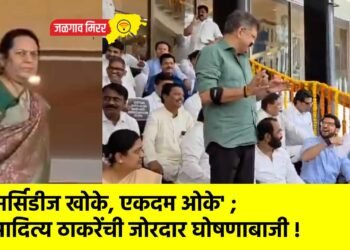 ‘मर्सिडीज खोके, एकदम ओके’ ; आदित्य ठाकरेंची जोरदार घोषणाबाजी !