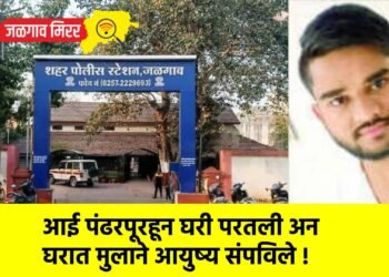 आई पंढरपूरहून घरी परतली अन घरात मुलाने आयुष्य संपविले !