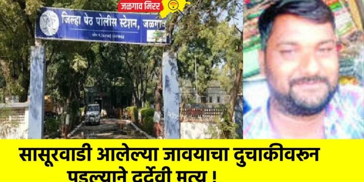 सासूरवाडी आलेल्या जावयाचा दुचाकीवरून पडल्याने दुर्देवी मृत्यू !