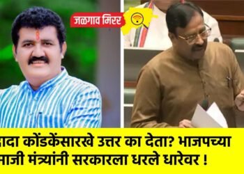 दादा कोंडकेंसारखे उत्तर का देता? भाजपच्या माजी मंत्र्यांनी सरकारला धरले धारेवर !