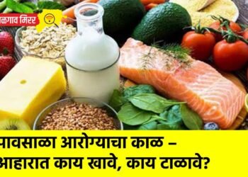 पावसाळा आरोग्याचा काळ – आहारात काय खावे, काय टाळावे?